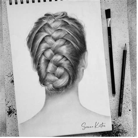 How To Draw A Girl With Braided Hair