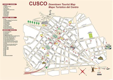 Cusco Peru City Street Map Print Custom Wall Map S Wall Maps Sexiz Pix