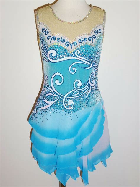 Custom Made To Fit Figure Skating Dancing Baton Twirling Costume Ebay