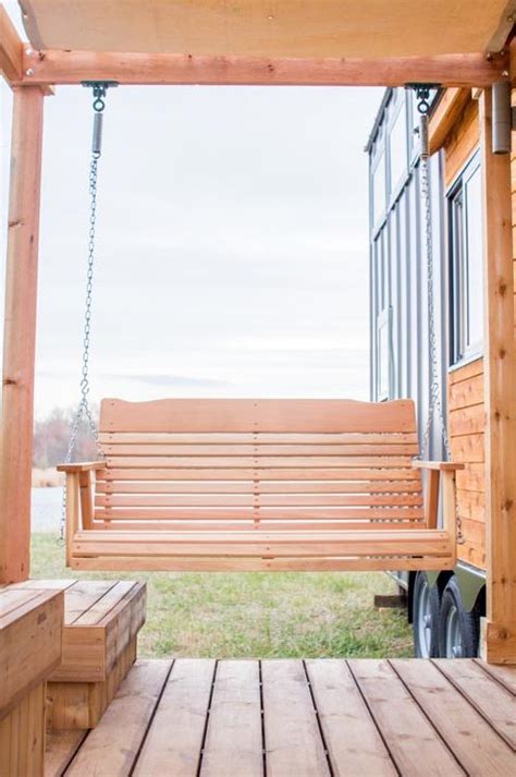 Elsa The Tiny House Comes With Its Own Greenhouse And Porch Swing