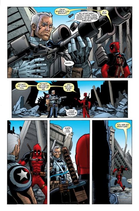 Deadpool And Cable Split Second
