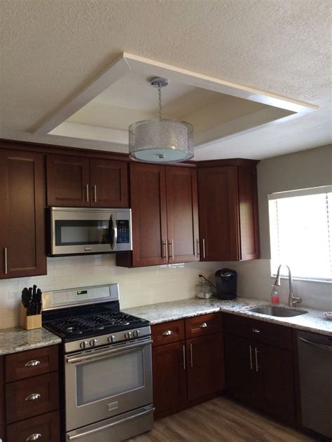 Removing a fluorescent kitchen light box the kim six fix. Fluorescent kitchen light box makeover. | Building a nest ...