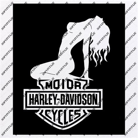Girl Harley Davidson Harley Davidson Svg File Harley Davidson Sv