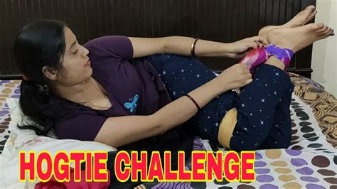 Hogtie Challenge Hogtie Challange With Dupatta Hostage Bondage