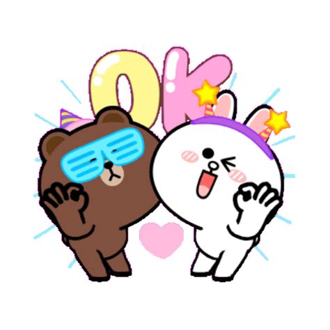 Sticker Maker Line Brown And Cony