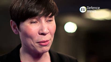 She took office in 2013. EU Defence Views: Ine Eriksen Søreide - YouTube