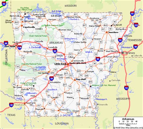 In 2023 Map Of Arkansas