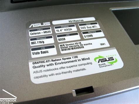 Análise Asus X51r Portátil