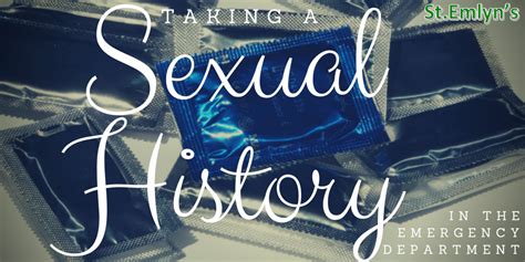 Taking A Sexual History In Ed • St Emlyns