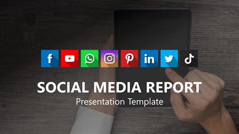 Social Media Report Template Powerpoint