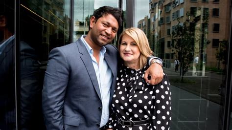 The real saroo brierley and his onscreen counterpart dev patel. On Lion's opening day, the man behind the story, Saroo ...