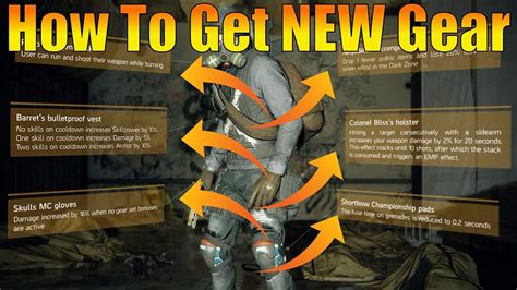 The Division How To Get All New Named Gear Pieces In Patch Location Guide Tutorial Youtube