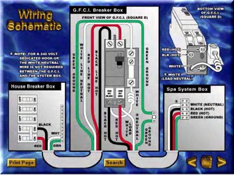 View wiring diagram 1 vi. How to wiring gfi 50 amp breaker I have red black white ...