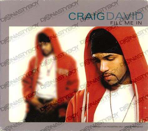 Promo Import Retail Cd Singles And Albums Craig David Fill Me In