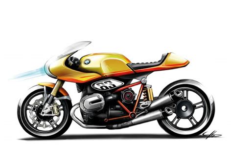 Motorcycle 74 Ronald Sands Bmw Concept R90s Tribute