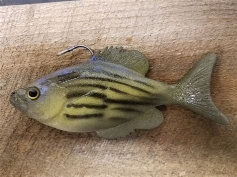 This bite size rp perch will be as with all real prey swimbaits, this bait is made with real prey's exclusive special blend silicone. Real Prey 6.5" Crappie
