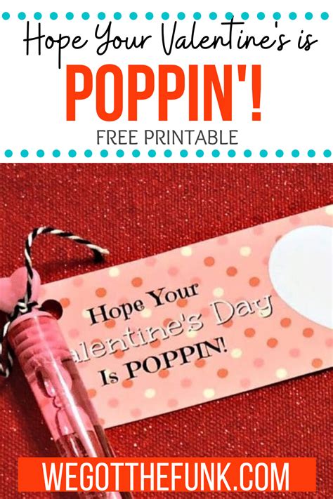 Poppin Valentine Printable