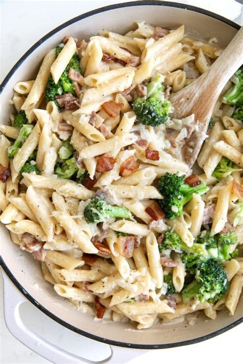 Easy Bacon Broccoli Pasta Recipe The Forked Spoon