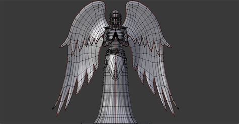 Angel Statue 3d Model Cgtrader