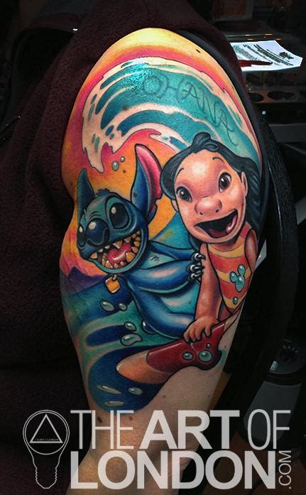 Disney Lilo And Stitch Tattoo By London Reese Tattoonow
