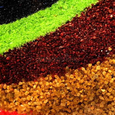 Colored Sand Stock Image Image Of Repeatable Green Fire 5189567