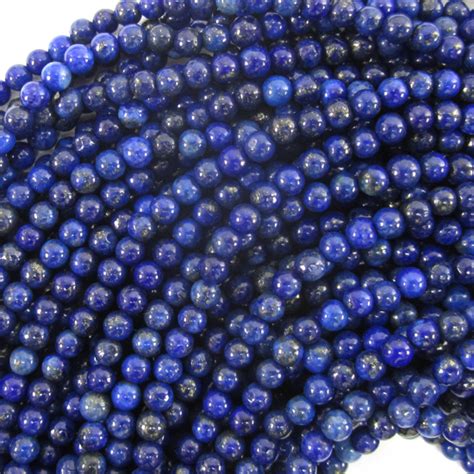 Blue Lapis Lazuli Round Beads 15 Strand 2mm 3mm 4mm 6mm 8mm 10mm 12mm