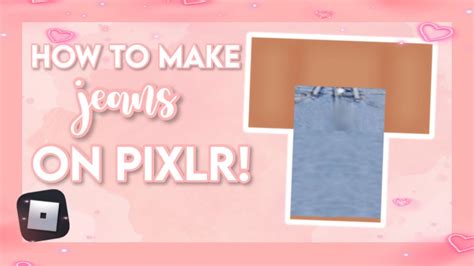 Pixlr E How To Make Jeans On Roblox Easy Tutorial Youtube