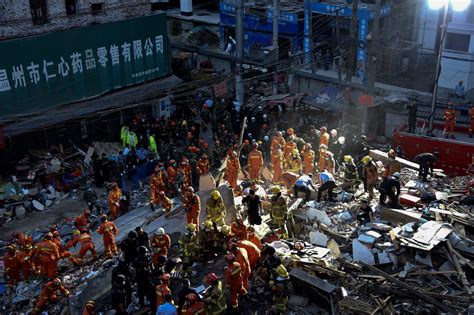 Building Collapse In Chinese City Of Wenzhou Kills At Least 22 The