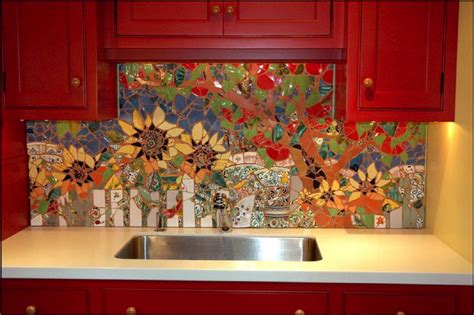 Kitchen Mosaics Beyond Backsplashes Mosaics Lab Contemporary