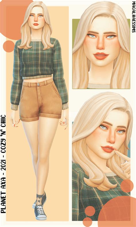 sims 4 planet a x a 2021 maxis match lookbook the sims game