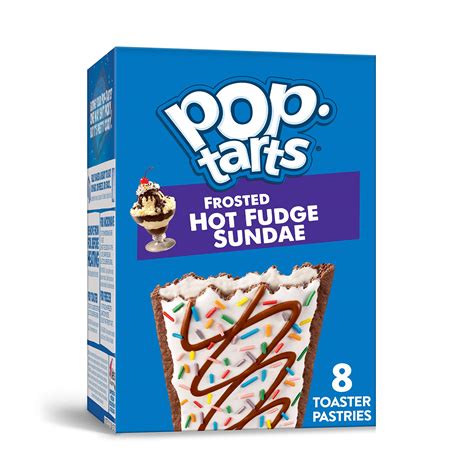 pop tarts toaster pastries frosted hot fudge 2 sundae pack of 16 ct