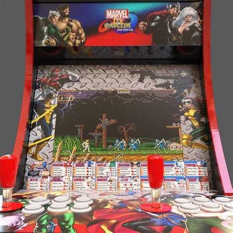 Marvel Vs Capcom Arcade1up Arcade Graphic Sticker Setkit Gameongrafix