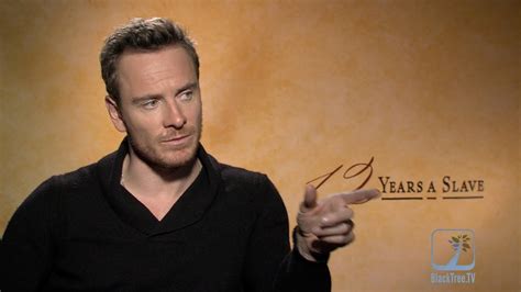 There's something that michael fassbender does in 12 years a slave (our review) that reveals the nature of his character, the unstable, probably psychotic plantation owner edwin epps, which wasn't on the page. Michael Fassbender interview 12 YEARS A SLAVE - YouTube