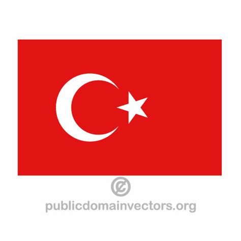 Turkish Vector Flag Public Domain Vectors