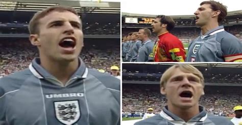 England Players Singing God Save The Queen At Euro 96 Is Spine Tingling