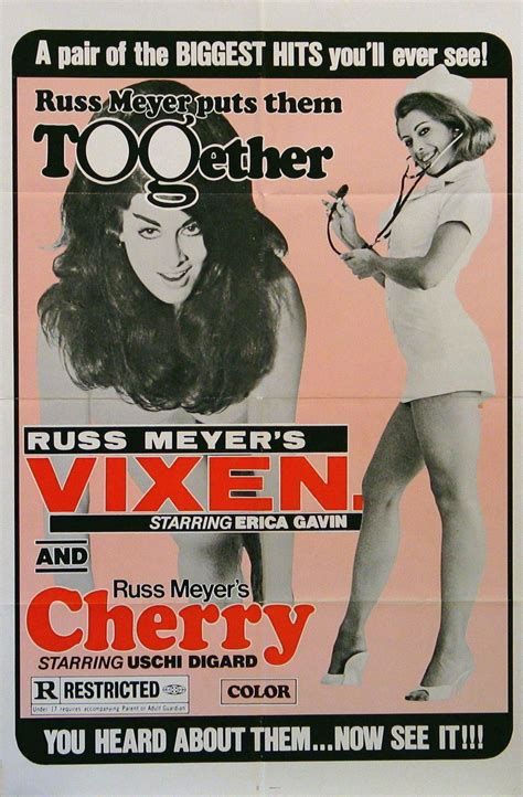 Vixen Cherry Harry Raquel Movie Poster Sheet X Original