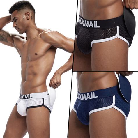Enhancing Mens Underwear Breath Comft Bulge Padded Cup Butt Lifter Boxer Briefs Ebay