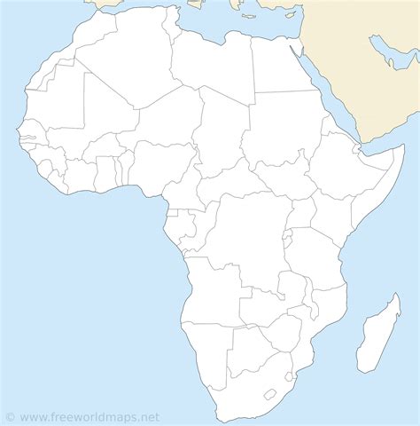 Printable Map Of Africa With Countries Labeled Floria Anastassia