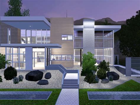 Chemy S Fresca Modern Sims 4 Modern House Sims House Design Sims House