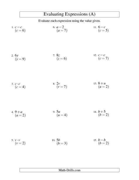 Solving for variables worksheet help learners practice solving one variable equations with this fun math maze as they make their way through the not counted courses that are not counted in a degree worksheet are specific courses that do not meet degree requirements such as courses that are. Algebra Worksheet -- Evaluating One-Step Algebraic ...