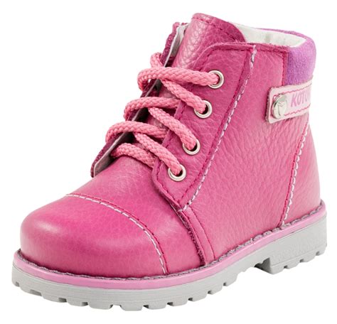 Toddler Girl Pink Leather Ankle Boots Product Sku Set 159773 159774