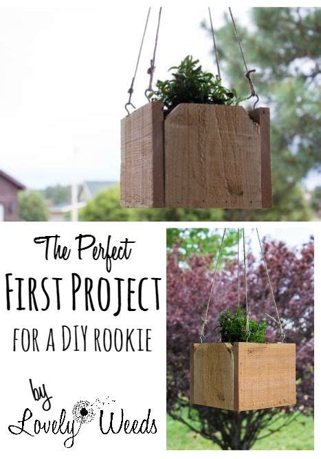 Easy Hanging Planters The Perfect First Diy Wood Project Wood Diy