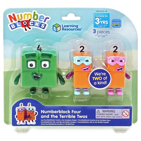 Numberblocks Three And Four Playful Pals Preschool Learning Toys