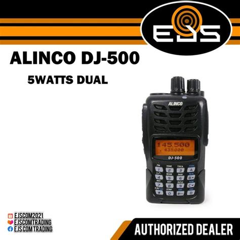 Alinco Dj 500 Dual Band Portable Radio Lazada Ph