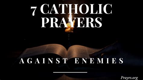 Powerful Catholic Prayers For Protection From Enemies Prayrs