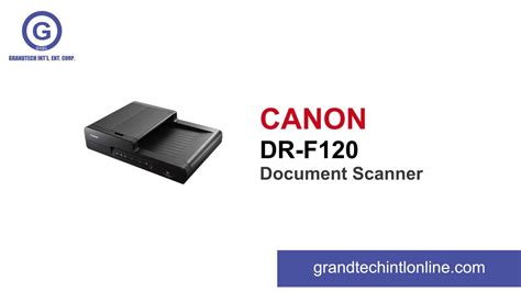 Canon Dr F120 Document Scanner Youtube