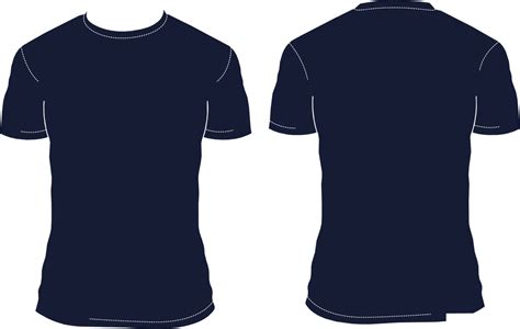 Download Blank Shirts Coupon Code Navy Blue T Shirt Vector Png Image