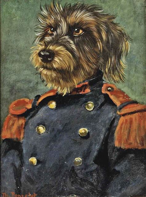 Thierry Poncelet Belgian B 1946 The Old General Dog