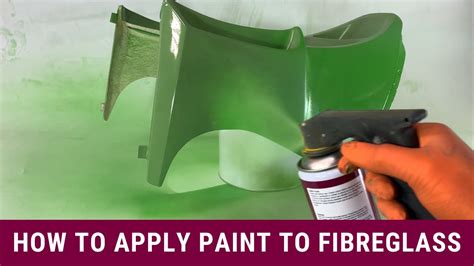 How To Apply Paint To Fibreglass Youtube