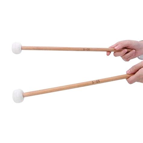 2 Mallets Hammer Kit Für Timpani Snare Drum Instrumentenzubehör